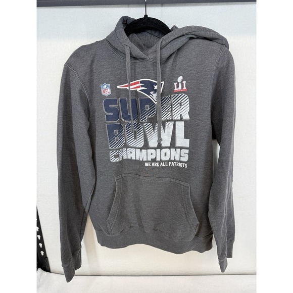 Fanatics Other - Fanatics Gray New England Patriots Super Bowl LI Champions Hoodie Size Medium